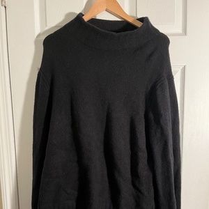 J.Crew Mockneck sweater in supersoft yarn 2X black